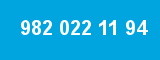 982 022 11 94 982 022 11 94